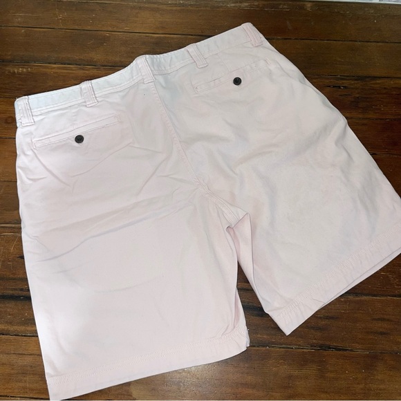 St. John's Bay Pink Flat Front Shorts - Picture 4 of 5